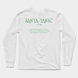 Cinematic Cheer: Santa-Tanic Long Sleeve T-Shirt